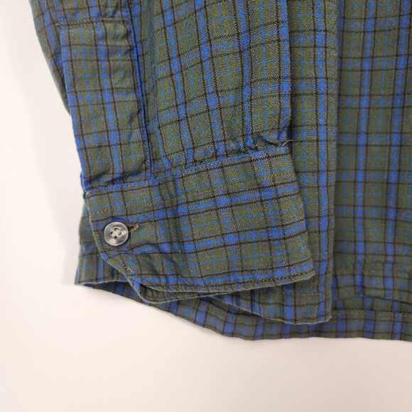 VTG Pendleton Button Down Shirt Mens M 100% Virgin Wool Plaid Eclectic Gorpcore - Picture 5 of 11